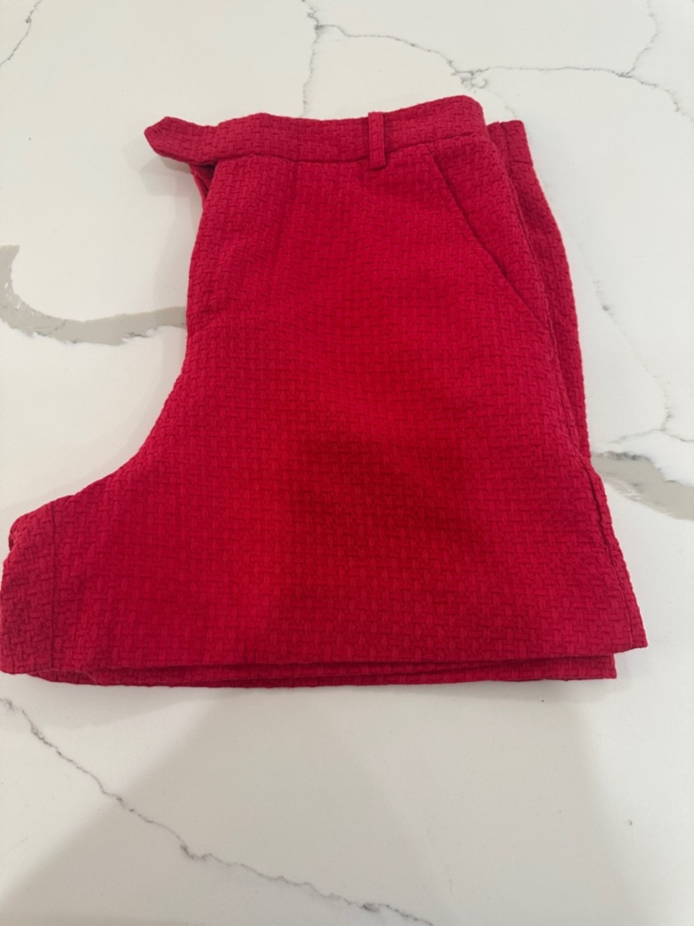 Draper James Red Textured Women’s Shorts